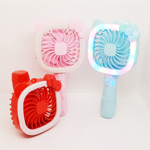 캣츠 LED 3단조절 휴대용선풍기 핸디/탁상용